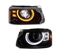 IUKMRT Headlights Assembly For Range For Rover For Sport 2005 2006 2007 2008 2009 2010 2011 2012 2013 Head Lamp Drl Projector Lens Car Lights LED Headlight Accessories Front Light Assembly(2010-2013)