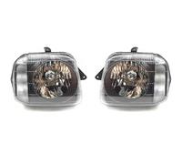 IUKMRT Headlights Assembly For Suzuki For Jimny 2007-2016 Headlights Car Headlamp Assembly Front Lamp Whole Car Light Front Light Assembly(Left and Right)