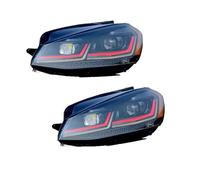 IUKMRT Headlights Assembly For VW For Golf 7 2013-2017 For Golf 7.5 Full LED Headlights DRL Head Lamp Projector Lens Low High Beam Cars Styling Headlight Front Light Assembly(Horus with yellow)