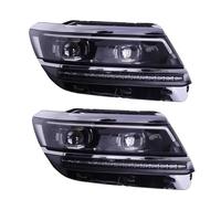 IUKMRT Headlights Assembly For VW For Tiguan 2017 2018 2019 2020 2021 For Tiguan LED Hid Head Lamp Angel Eye Bi Xenon Beam Car Front Lamp Headlights Front Light Assembly(Xenon plus LED)