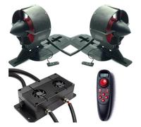 IULGFSC Electric Fish Fins， 12/24V Underwater Thruster Set 40lbs/40.5lbs Thrust Electric Fin