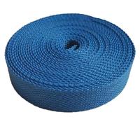 IULGFSC Nylon Webbing， Cotton Webbing Strap 38mm, Upholstery Tape(Blu,38MM x 5Yards)