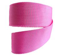 IULGFSC Nylon Webbing， Webbing Strap - Heavyweight Polypropylene 9.1 m/lot(Rose,50MM)