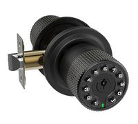 iulock Keypad & Key Smart Door Lock, 50 User Codes, Waterproof, Auto Lock - Matte Black