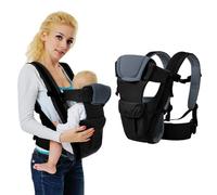 IULONEE 4-in-1 Baby Carrier Ergonomic Toddler Wrap Carrier Front & Back Carry Baby Backpack Toddler Carrying Sling Baby Holder Sling Newborns Hip Seat for Newborns and Older Babies 3.5-20 Kg