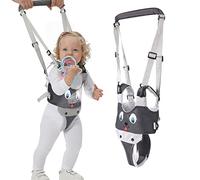 IULONEE Baby Walking Harness Breathable Mesh Handheld Toddler Helper Assistant Child Walker Help Standing Up and Walking Belt Learning Helper Infant Safety Harness for 7-24 Month Baby (Mesh Grey)