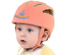 IULONEE Helmet for Toddler, Baby Helmets Toddler Protective Hat Adjustable Baby Head Protector Hat for Infant Walking Crawling Orange