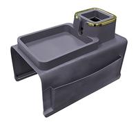 IULONEE Large Capacity Sofa Armrest Tray Anti-Slip Cup Holder Portable Couch Cup Holder Anti-Spill Sofa Arm Table Silicone Couch Tray Chair Armrest Organizer For Drink, Phone, Remote Control, Snack