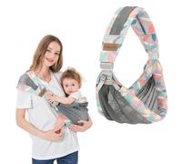 IULONEE Portable Breathable Baby Sling 3D Mesh Fabric Wrap Carrier Adjustable Sling Easy Toddler Carrier Comfortable Baby Wrap Carrier for Newborn Up to 3-36 Months (Blue)