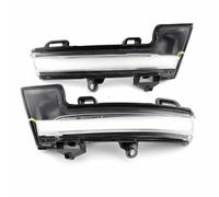 IUNBTFG Dynamic Side Light Car Dynamic Scroll Turn Signal Light Rear Mirror Indicator Sequential Indicator Compatible With VW For T-ROC 2017 2018 2019(White)