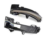 IUNBTFG Dynamic Side Light Car Dynamic Scroll Turn Signal Light Rear Mirror Indicator Sequential Indicator Compatible With VW For T-ROC 2017 2018 2019(Black)