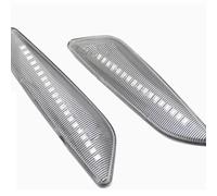 IUNBTFG Dynamic Side Light Dynamic Turn Signal Light Side Marker Lamp Sequential Indicator Blinker Compatible With Lancia For Ypsilon 2011-2020 OEM 60686516(White)