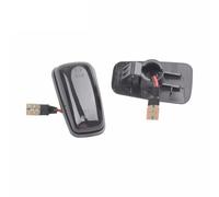 IUNBTFG Dynamic Side Light Dynamic Turn Signal Light Side Marker Sequential Lamp Blinker Indicator Trim Cover Compatible With Peugeot For Expert(Black)