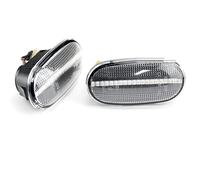 IUNBTFG Marker Repeater Light Compatible With Mitsubishi For Pajero For Mirage 1998 1999 2000 2001 2002 2003 2004 2005 Car Dynamic Side Marker Light Turn Signal Light(color1)