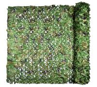 iunio Camouflage Netting, Camo Netting Camouflage Net Bulk Roll Army Camouflage Netting Lightweight Camo Net for Decorations, Hunting, Camping, Shooting, Car Cover, Sunshade(Woodland 1.5Mx5M)