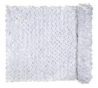 iunio Camouflage Netting, Camo Netting Camouflage Net Bulk Roll Army Camouflage Netting Lightweight Camo Net for Halloween Decorations, Hunting, Camping, Shooting, Car Cover, Sunshade(White 1.5Mx2M)