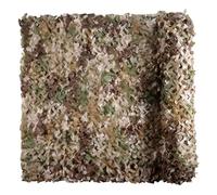 iunio Camouflage Netting, Camo Netting Camouflage Net Bulk Roll Army Camouflage Netting Lightweight Camo Net for Decorations, Hunting, Camping, Shooting, Car Cover, Sunshade(Brown Camo, 1.5m*5m)