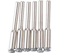 iuniq 6pcs 1/8'' Cut Off Wheel Screw Mandrel Set, HSS Cutting Tool Mandrel Holder Compatible with Most Rotary Tool Bit