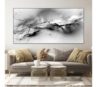 IUNTWEIE Abstract Pictures Modern Abstract Art Colourful Aurora Picture on Canvas Abstract Pictures Wall Picture Living Room Decoration Without Frame (style-3.80 x 160 cm)