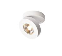 IUokLU 7W Led Ceiling Spot LightModern Embedded DownlightRotatable Indoor Ceiling LightCeiling Spot Lighting FixtureMinimalist Directional SpotlightsEvents,Surface Mounted White-neutral light 4000K