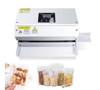 IUokLU Automatic Band Sealing Machine For Pvc, Films, Foil & Kraft Paper, Adjustable Temperature & Speed, Efficient 6M/Min Sealing