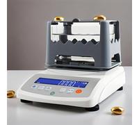 IUokLU Gold Purity Testing Machine, Digital Electronic Gold Purity Tester Solid Density Meter, High-Precision Metal Purity Analyzer, Jewelry Testing Equipment (Noprinter 1200A)
