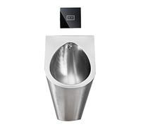 IUokLU Household Items Wall-Mounted Urinal Stainless Steel Men's Urinal Non-Contact Flushing Urinal Strong and Anti-Clogging Sensing Water Out Easy to Clean (PackageE)