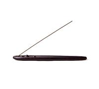 IUokLU Incense Burner High Grade Ebony Incense Insert Minimal Leaf Design Handmade Incense Holder Desktop Decorations Incense Holder