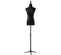 IUokLU Mannequin Tailors Dummy Dressform Female Mannequin Dummy for Exhibition/Store/Taking Pictures, Adjustable Plastic Dress Forms with Stand and Neck Cap (One Color Withoutarms)