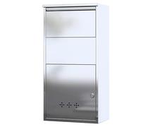 IUokLU Outdoor Parcel Drop Box Floor Standing Parcel Drop Box With Combination Lock, Outdoor Parcel Drop Box, Thickened Plate, Rainproof And Sunproof, Rustproof, Easy (41x25x96cm-304)