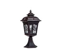 IUokLU Outdoor Vintage Victoria Waterproof Wall Retro Rust Color European Glass Lantern Ball Street Post Column Lamp Table Light Store Lawn Lights Rustproof Aluminum,