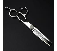 IUokLU Professional Hair Cutting Shears, 6inch 440c Steel Upscale Scissor Gem Hair Scissors Cutting Barber Haircut thinning Shears Hairdresser Scissors,Set (Thinning Scissor)