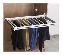 IUokLU Pull Out Pants Rack Retractable Wardrobe Organizer Space Saving Wardrobe For Drying & Storing Trousers Above Washing Machine(Wit-M)