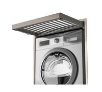 IUokLU Pull Out Trousers Rack Drawer, Adjustable Width, in Space-saving Hidden Trousers Rack, Suitable for Drying Clothes Above the Washing Machine(Style 2-864-914)