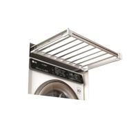 IUokLU Pull Out Trousers Rack Drawer, the Width Can be Adjusted At Will, and the in Space-saving Hidden Trousers Rack is Perfect for Drying Clothes Above the Washing Machine(600-850)