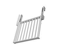 IUokLU Pull Out Trousers Rack Drawer, the Width Can be Adjusted at Will. Hidden Trousers Rack Has a Large Load-bearing Capacity and is Very Suitable for Drying Clothes Above the(White-450-600)