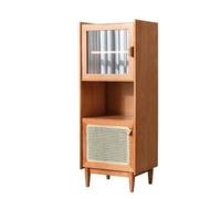 IUokLU Storage Cabinets Living Room Display Cabinet Solid Wood Sideboard Modern Storage Suitable for Kitchen Corridor Office Bar Cabinet(A-50 * 40 * 130cm)
