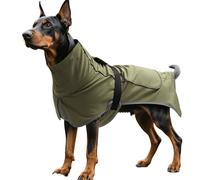 IUOUTG Adjustable Waterproof Dog Raincoat, Lightweight Reflective Pet Rain Jacket, Breathable Full-Body Coverage Dry Suit for Large Dogs Outdoor