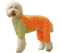 IUOUTG Breathable Pet Onesie for Surgery, Four Legged Dog Lightweight Pajamas, Stylish Cute Puppy Recovery Suit Long Sleeve for Extra Large Dogs