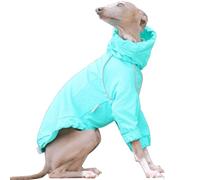 IUOUTG Dog Lightweight Jacket Windbreaker, Turtleneck Pet Outdoor Sports Jacket, Waterproof Italian Greyhound Coat Whippet Clothes for Dogs