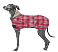 IUOUTG Dog Winter Four Legged Coat for Italian Greyhound, Reflective Warm Fleece Dog Jacket, Soft Adjustable Outdoor Pet Apparel for Large Dogs