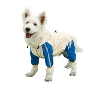 IUOUTG Full Body Dog Raincoat Waterproof Dog Rain Coats for Small Dogs 4 Legs Reflective Pet Rain Jacket Puppy Hooded Slicker Poncho Dog Rain Clothes for Outdoor Dog Walking