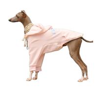 IUOUTG Greyhound Dog Hoodies For Large Dogs Whippet Onesie Pajamas Winter Warm Dogs Coat Sweatshirt With Long Sleeves For Greyhound