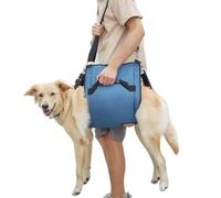 IUOUTG Large Dog Carry Sling Pet Legs Support Dog Lift Harness Adjustable Full Body Dog Sling with Handle Breathable Dog Mobility Harness for Old Disabled Dogs Walk