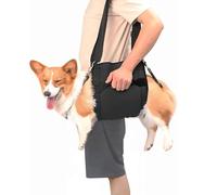 IUOUTG Large Dog Carry Sling Pet Legs Support Dog Lift Harness Adjustable Full Body Dog Sling with Handle Breathable Dog Mobility Harness for Old Disabled Dogs Walk
