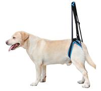 IUOUTG Large Dog Lift Harness for Back Legs Portable Pet Support Sling Breathable Mesh Dog Rear Sling Adjustable Dog Mobility Harness for Pet Old Dogs Leash Aid Assist Tool