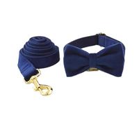IUOUTG Pretty Dog Collars with Bowtie Soft & Comfortable Velvet Doggy Collar Durable Adjustable Pet Collar for Small Medium Large Girl Dog with Metal Buckle