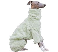 IUOUTG Soft Fleece Pullover Dog Pajamas, Full Body Warm Winter Coat for Italian Greyhound, Four Legged High Neck Whippet Clothes for Small Medium Large Dogs