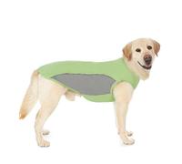 IUOUTG Summer Cooling Dog T-Shirt, Breathable Cool Vest for Large Dogs, Sleeveless Pet Clothes With Reflective Strips & Mesh for Summer Outdoor