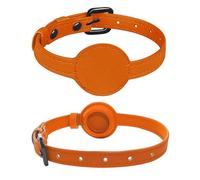 IUOUTG Tracker Pet Collar Holder Adjustable Pu Leather Girl Puppy Cat Necklace With Metal Buckle GPS Tracking For Small Medium Dogs